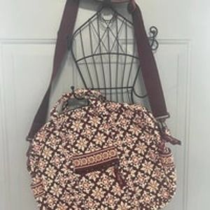 Vera Bradley Shoulder Bag with Adjustable Strap in Medallion Print